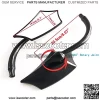 Mocar-CNC Aluminum Motorcycle Mirrors Rear View black 8MM 10MM fit for Harley Davidson Honda Yamaha Kawasaki Suzuki KTM BMW Aprilia Universal Moto - Image 3