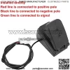 Throttle Foot Pedal Throttle Accelerator ATV Foot Pedal Electric Control Waterproof Socket for Children Car Go Kart Moped - Image 2