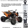 250mm Universal Motorcycle Shock Absorber, CNC aluminum alloy Adjustable Shock Strut Shock Spring Suspension Damper Replacement for ATV Go Kart Quad Dirt Sport Bikes - Image 2