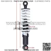 250mm Universal Motorcycle Shock Absorber, CNC aluminum alloy Adjustable Shock Strut Shock Spring Suspension Damper Replacement for ATV Go Kart Quad Dirt Sport Bikes - Image 4