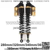 Spring Assemblies 280mm 320mm 340mm 360mm 380mm 400mm 440mm Motorcycle Air Shock Absorber Rear Suspension ATV Quad Scooter Dirt Bike Motor D30 Motorcycle Absorber (Color : M99 7 400mm) - Image 2