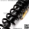Spring Assemblies 280mm 320mm 340mm 360mm 380mm 400mm 440mm Motorcycle Air Shock Absorber Rear Suspension ATV Quad Scooter Dirt Bike Motor D30 Motorcycle Absorber (Color : M99 7 400mm) - Image 3