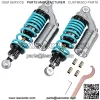 2PCS 11 Inch 280mm Universal Motorcycle Shock Absorbers Rear Suspension Compatible with Honda CB Yamaha Gokart(Blue).