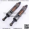 1 Pair Shock Absorbers 410mm 16.1 inches Round Ends Motorcycle Replacement Universal for Scooter Atv Quad Dirt Sport Bike Go Kart Suzuki Yamaha Grey - Image 2