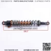 1 Pair Shock Absorbers 410mm 16.1 inches Round Ends Motorcycle Replacement Universal for Scooter Atv Quad Dirt Sport Bike Go Kart Suzuki Yamaha Grey - Image 3