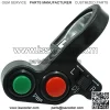 Universal Aluminum Motorcycle ATV Switch Handlebar control switch with Turn Signal Headlight Horn Function for 7/8" 22mm Handlebar 3in1 Head/Turn Signal Light/Horn ON-OFF Switch Button - Image 4