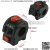 A Pair Motorcycle 7/8" Handlebar Horn Turn Signal Headlight Electrical Start Kill Control Switches Universal Motorcycle Parts Cycling retail (Color : Black) - Image 2