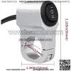 Motorcycle Headlight Switch, 7/8" Handlebar Light Switch 12V Motorcycle Handlebar On-Off-On Button Switch, Aluminium Alloy Fog Brake Light Switch - Image 3