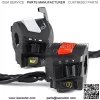 Motorcycle Handlebar Switch, 2pcs Universal Motorcycle 7/8"Control Switch Handlebar Horn Turn Signal Light Start Control Switch - Image 2