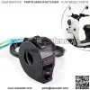 7/8" 22mm Pair Motorcycle Handlebar Switch 12V Handlebar Horn High/Low Beam Turn Signal Switch Control for Motorbike - Left & Right - Image 4