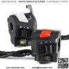 Handle Combination Switch 2X Universal 7/8" Motorcycle Handlebar Horn Turn Signal Light Control Switch for Kawasaki for Yamaha