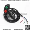 7/8" 22mm Handlebar Turn Signal Light & Horn Switch Button for Spotlight Scooter Electrombile Moped - Image 2