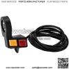 Motorcycle Handlebar Headlight Switch,22mm Motorcycle Handlebar Headlight Horn Switch 2 in 1 1800mm Wire Length Universal for ATVs Offroad Scooters - Image 2