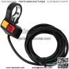 Motorcycle Handlebar Headlight Switch,22mm Motorcycle Handlebar Headlight Horn Switch 2 in 1 1800mm Wire Length Universal for ATVs Offroad Scooters - Image 3
