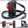 12v 7/8  Motorcycle Handlebar On Off Push Button Switch,with 12V5A USB Car Charger Headlight Control Switch - Image 3