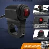 Motorcycle Handlebar Switch ATV Handlebar Light Switch 12V CNC Aluminium Alloy Push Botton Waterproof Switches for Motorcycle Light Bike Light Spotlight- Fits 7/8" Handlebars (22mm) - Image 3