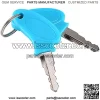 Ignition Switch with Key, 2 Wire Key Ignition Switch Scooter Key Replacement, Universal Locking Keys Lock for Electric Scooter ATV Moped Kart - Image 2