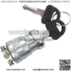 Key Ignition Switch JK424 12V 10A with 3 Position 3 Connection Terminal 2 Keys Compatible with Car Moto Tractor Forklift Truck Scooter Trailer Agricultural Modified Car UTV