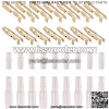 120PCS 3.5mm Bullet Connectors Kit Brass Bullet Male & Female Wire Terminals Connector with Insulation Cover for Motorcycle Motorbike Car Truck Scooter Boats Electric Instruments - Image 3
