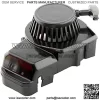 Motorcycle Pull Start Igniter for 47-49cc 2 Stroke Motorbike Dirt Quad Bike - Black - Image 3