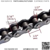 420 Chain 132 Links for 50cc 70cc 90cc 110cc 125cc ATVs Dirt Bike Go Kart Mini Bike Scooter Pit Bike Quad - Image 4
