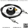 Engranaje impulsor, engranaje impulsor del veloc  metro de 12 mm con las piezas de la vespa del cable GY6 50cc 150cc