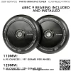 Root Industries AIR Wheels 110mm - Pro Scooter Wheels 110mm Pair - Scooter Wheels - Fits Most Setups - 24mm x 110mm - Bearings Installed - Image 2