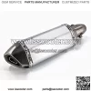 Universal Stainless Steel 1.5-2" (38-51mm) Inlet Motorcycles Exhaust Pipe with Removable DB Killer for Dirt Bike Street Bike Scooter ATV Racing - Image 3