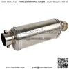 Universal Stainless Steel 38-51MM Exhaust Pipe Slip-On with Removable DB Killer Compatible with Scooter Motor Dirt Bike Street Bike ATV Quad - Image 3