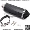 Universal 1.5" Inlet Stainless Steel Exhaust Muffler with Removable DB Killer Slip on Dirt Pit Street Bike 125cc Motorcycle Scooter ATV,SIZE:Length 330mm X Dia 98mm - Image 2