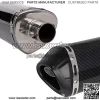 Universal 1.5" Inlet Stainless Steel Exhaust Muffler with Removable DB Killer Slip on Dirt Pit Street Bike 125cc Motorcycle Scooter ATV,SIZE:Length 330mm X Dia 98mm - Image 4