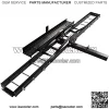 T NS MRC001 500 Pound Heavy Duty Motorcycle Dirt Bike Scooter Carrier Hitch Rack Hauler Trailer with Loading Ramp and Anti Tilt Locking Device