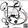 AUTOMOTIVE Complete Wiring Harness kit Electrics Wire Loom Assembly with Full Copper Wire For GY6 4-Stroke Four wheelers Engine Type 125cc 150cc Pit Bike Scooter ATV - Image 2