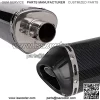 Universal 1.5" Inlet Stainless Steel Exhaust Muffler with Removable DB Killer Slip on Dirt Street Bike Motorcycle Scooter ATV Racing,SIZE:Length 330mm X Dia 98mm - Image 4