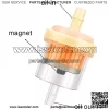 Universal 3/16" 5mm-6mm Inline Gas Fuel Filters with Magnet for ATV Motorcycle Golf Cart Scooter UTV ATV Generator Lawn Mower Tractor Small Engine (10 Pack,Yellow)