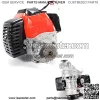 2 Stroke 49cc Engine Single Cylinder Pull Start Mini Chopper/Bike Exhaust Air Cooled Motor Aluminum Replacement Parts For Pocket Mini Pit Dirt Bike ATV Quad Bike - Image 2