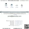 12mm 280mm Front Rear Axle with Bushing 5mm 20mm 30mm Fit for Pit Dirt Bike Moped Scooter QUAD ATV Mini Bike Parts - Image 4