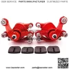 Pinzas de Fde Disco Izquierda y Derecha + Pastillas de FApta for Bicicleta de Bolsillo Chino Mini Dirt Bike Goped Scooter Canal DE IR Kart reemplazo de Piezas - Image 2