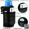 Accmor Bike Cup Holder, Bar Cup Holder, Universal Oxford Fabric Drink Cup Can Holder for Stroller, Bicycle, Wheelchair, , Trolleys, Motorcycle, ATV, Scooter, Boat, Golf Cart,Black,10% coupon app - Image 2
