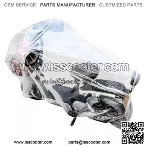 Transparent otorcycle over aterproof ustproof cooter overs or otorbike