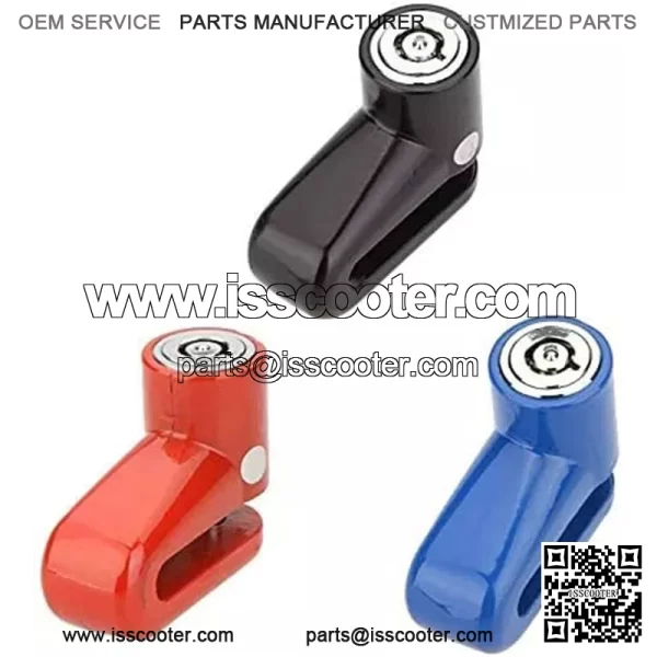Anti heft isk isc rake otor afety ock or cooter ike icycle otorcycle - Image 2