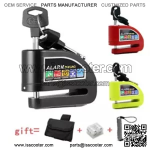 For otorcycle cooter icycle nti-theft heel isc rake ock ecurity larm