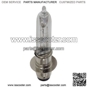 12 Volt 35 Watt Headlight Bulb with Rim for Scooters