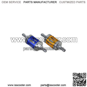 Universal In-Line Chrome Fuel Filter