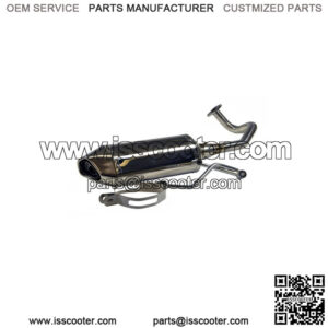 Hex Shape Stainless Steel Exhaust Kit for 50cc & 80cc Scooters