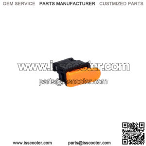 Orange 2-Pin Starter Switch for 50cc, 150cc, & 250cc ATVs, Go-Karts, & Scooters