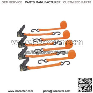 400 lb. Capacity 1 in. x 15 ft. Ratcheting Tie Down Strap Kit