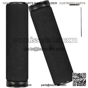 Bike Grips Foam Single Lock on Bicycle Handle Bar Soft Non-Slip Bike Handle Grips for BMX Mountain MTB Beach Cruiser Scooter