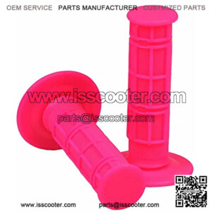 Alvey Rubber Waffle Style Handlebar Grip Set for Scooters, ATVs, Dirt Bikes