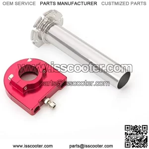 Motorcycle 7/8" Handle bar Hand Grips with Anodized CNC Quick Twist Throttle Tube Motorized Lever Control Fit for Yamaha R1 R6 R6S R3, YFM700 YFM660 Raptor 700R 600 450 350 Warrior YFM350X